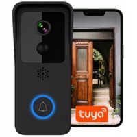 DZWONEK BEZPRZEWODOWY Z KAMERĄ DO DRZWI FURTKI WIFI TUYA ZDALNY PODGLĄD 12V