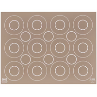 Mata silikonowa stolnica do pieczenia beżowa 41x31 225°C IKEA Baktradition