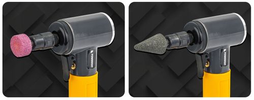 SZLIFIERKA POLERKA PNEUMATYCZNA 1/4" 6BAR ZESTAW FREZÓW PADÓW SZLIFIERSKICH na Arena.pl