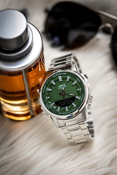 ZEGAREK MĘSKI CASIO AMW-880D-3A + BOX +GRAWER zdjęcie 13