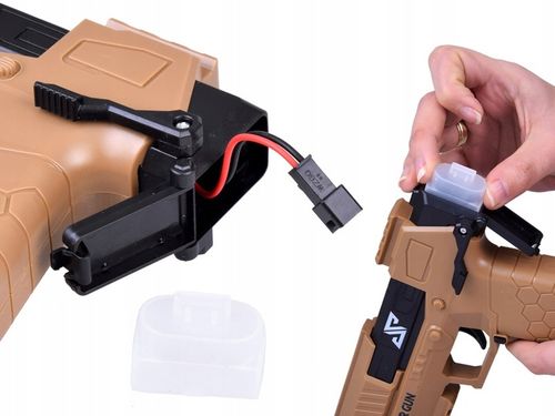 PISTOLET NA WODĘ GLOCK AUTOMATYCZNY ELEKTRYCZNY DWA MAGAZYNKI na Arena.pl