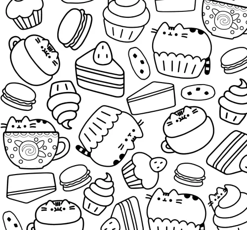 Mini Kolorowanka Pusheen na Arena.pl