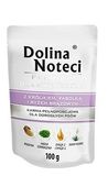 Karma dla psa z dużą ilością mięsa Dolina Noteci Królik, fasolka i ryż 100g
