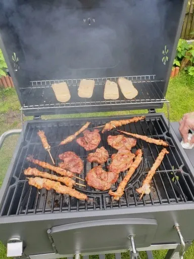 GRILL WĘGLOWY ŻELIWNY RUSZT Landmann OGRODOWY DUŻY zdjęcie 10