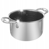 Garnek Stalowy Nieprzywierający Orion Cookcell Hybryd 26 cm 7L