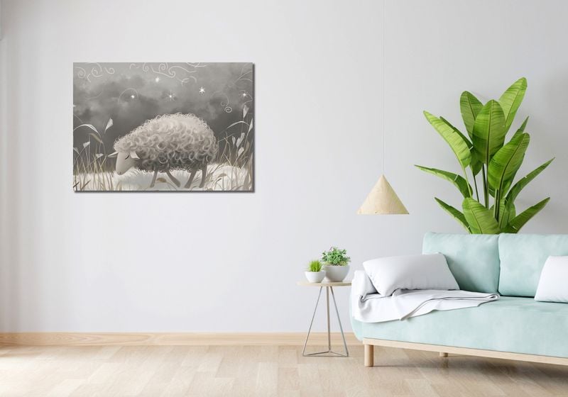 Obraz 100x70cm Bujna Owca zdjęcie 2