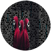 Opłatek na tort Squid Game