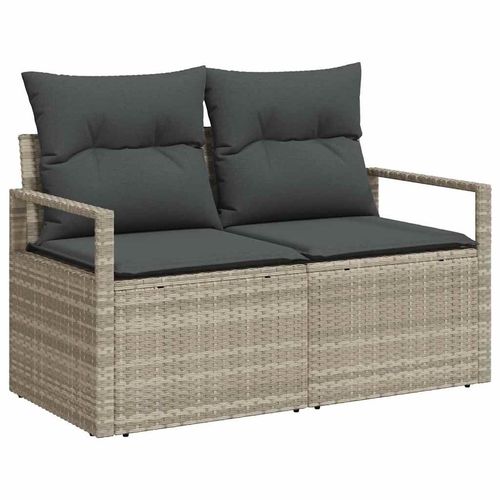 Zestaw Sof 4 pcs Jasnoszary polirattan na Arena.pl