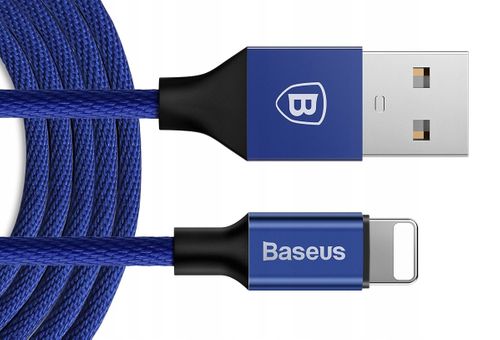 BASEUS USB lightning Długi kabel iPhone iPad 180cm Niebieski na Arena.pl