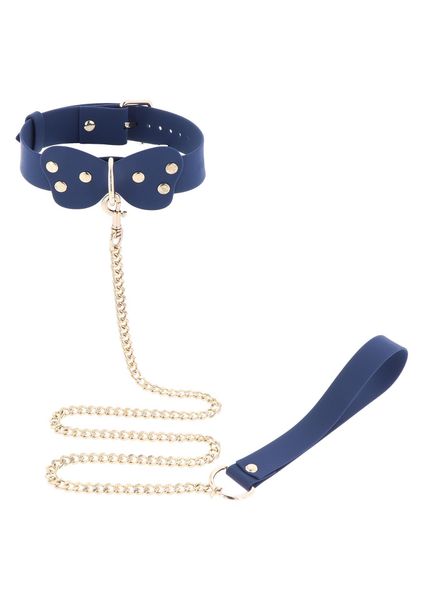 Silicone Collar And Leash Blue zdjęcie 11