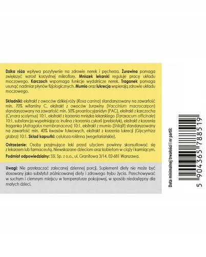 Zdrowy pęcherz - 50 kapsułek - Panaseus na Arena.pl