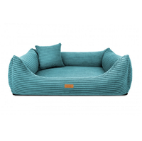 Ortopedyczne legowisko RIMINI turkusowy S – Pianka VISCO MEMORY