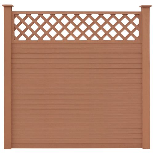 OGRODZENIE PŁOT DO OGRODU WPC BRĄZOWE 180x185cm na Arena.pl