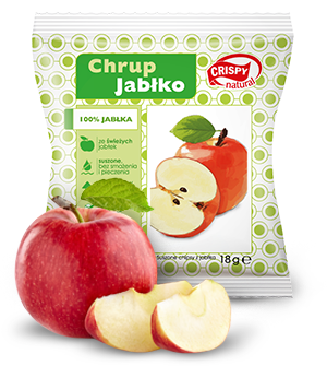Chipsy z Jabłka Crispy Natural, 18g zdjęcie 1