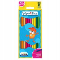 KREDKI OŁÓWKOWE 12 KOLORÓW PAPER MATE 2166490