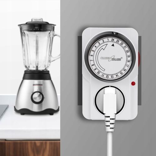 Programator czasowy timer analogowy mechaniczny włącznik wyłącznik prądu na Arena.pl