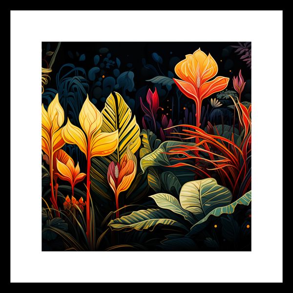 Plakat 30x30cm Tropikalna Symfonia zdjęcie 3