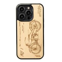 Drewniane Etui Bewood do iPhone 15 Pro HARLEY PATENT ANIEGRE