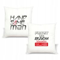 Poduszka z nadrukiem PREZENT DZIEŃ CHŁOPAKA