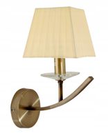Kinkiet lampa ścienna Candellux VALENCIA mosiądz