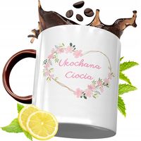 Kubek Bordowy Dla Cioci Na Urodziny Prezent Z Nadrukiem Ze Zdjęciem