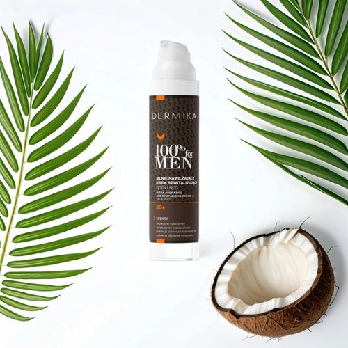 KREM DO TWARZY DLA MĘŻCZYZN 30+ DERMIKA 100% FOR MEN NAWILŻAJĄCY 100ML na Arena.pl