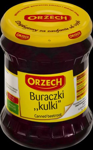 Orzech Buraczki ćwikłowe kulki 320 g na Arena.pl