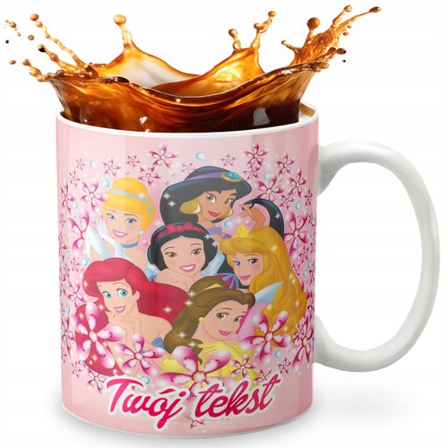 KUBEK 330ml GRAFIKA PREZENT ŚWIĘTA WZÓR - BAJKA KSIĘŻNICZKI + IMIĘ na Arena.pl