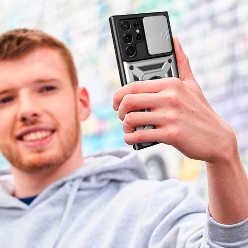 Spacecase Camring Galaxy S22 Ultra Silver na Arena.pl