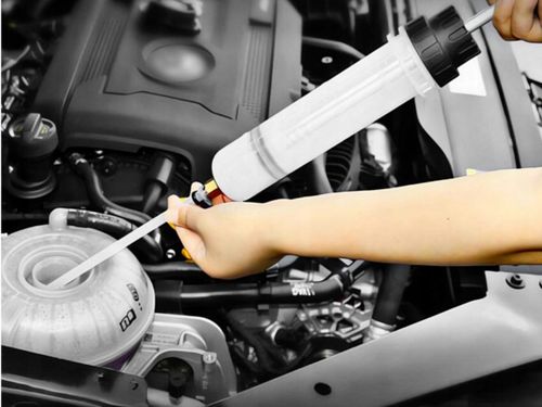 500ML WYSYSARKA ODSYSARKA STRZYKAWKA Oleju Płynu Hamulcowego Paliwa POMPKA na Arena.pl