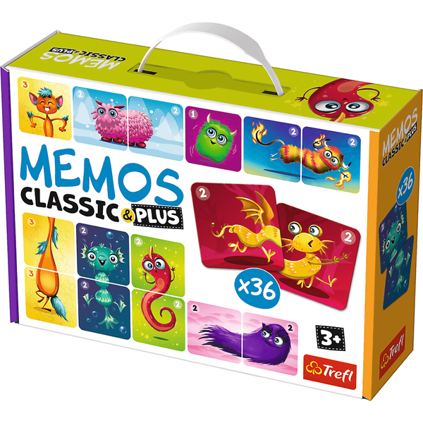 TREFL 02273 Gra Memos Classicplus Urocze potworki zdjęcie 1
