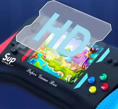 KONSOLA PRZENOŚNA DO GIER RETRO 500 GIER TV + PAD DO GRY WE 2 na Arena.pl