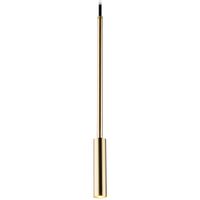 Okrągła lampa wisząca LARA 0660 metalowa tuba zwis sopel złoty