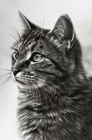Plakat 53x81cm Kocie Wpatrzenie
