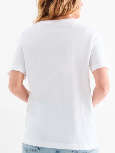 Bluzka MODNA z nadrukiem koszulka bawełna biała GŁADKA t-shirt 2XL na Arena.pl