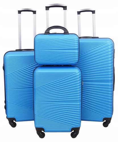 ZESTAW WALIZEK 4w1 WALIZKA PODRÓŻNA NA KÓŁKACH GRAVITT 1203 na Arena.pl