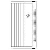 WIX Filters K02B248 Filtr powietrza kompresory H=110 mm OD=48 mm