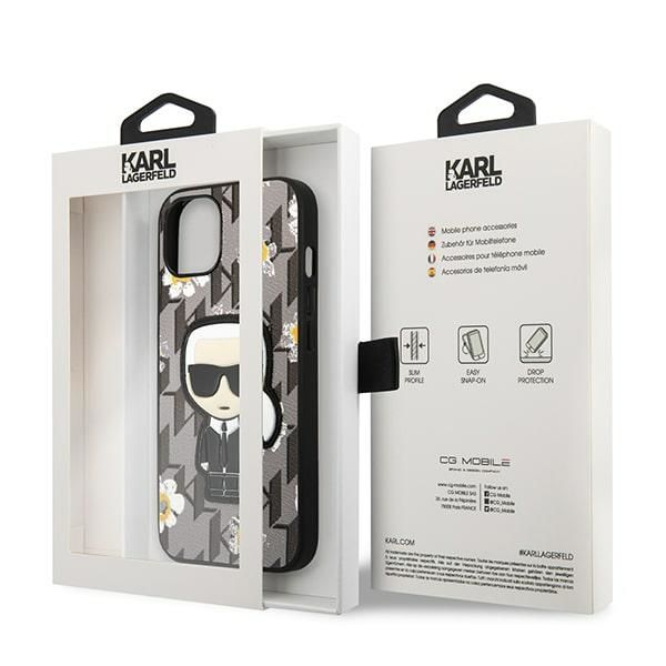 Etui Karl Lagerfeld do iPhone 13 mini, Szary zdjęcie 8