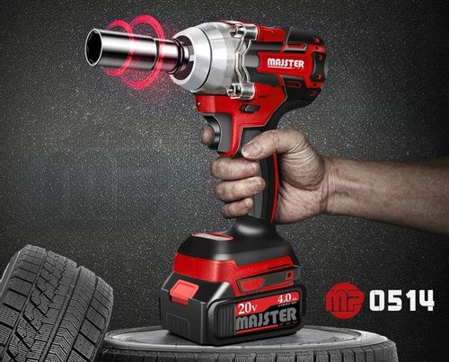 KLUCZ UDAROWY Akumulatorowy BEZSZCZOTKOWY do KÓŁ 20V 1/2' 2xAKU 4AH WALIZKA na Arena.pl