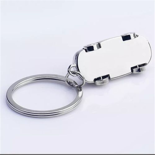 Brelok Samochodzik Cars Srebrny Tuning Ozdoba Breloczek do kluczy Zawieszka na Arena.pl