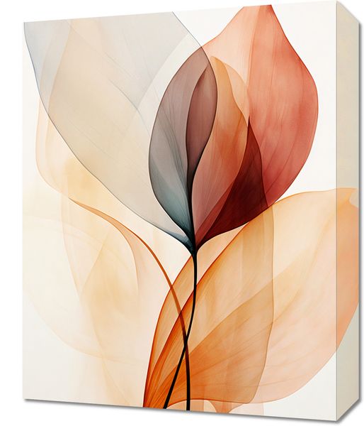 Obraz 40x50cm Eteryczne Liście zdjęcie 1