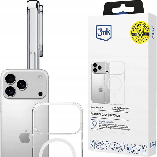 Etui Pancerne Apple iPhone 17 Pro Max - 3mk Armor MagCase zdjęcie 3