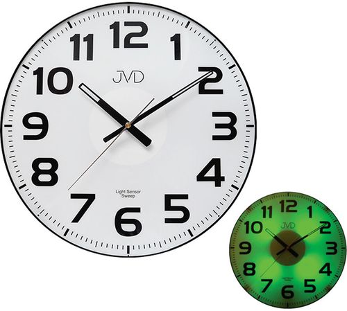 Zegar ścienny JVD HP679 Sensor Light Sweep 33,5 cm na Arena.pl