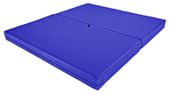 Materac Pole Dance UNDERFIT 130 x 120 x 10 cm miękki niebieski
