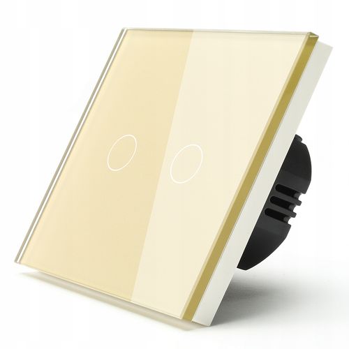DOTYKOWY WŁĄCZNIK ŚWIATŁA 2K PODWÓJNY WYŁĄCZNIK SZKLANY na Arena.pl