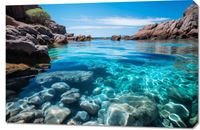 Obraz 90x60cm Krystaliczna Woda