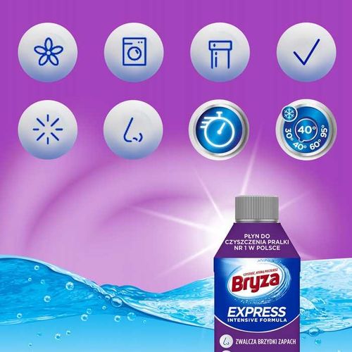 bryza express płyn do czyszczenia pralki 250ml na Arena.pl