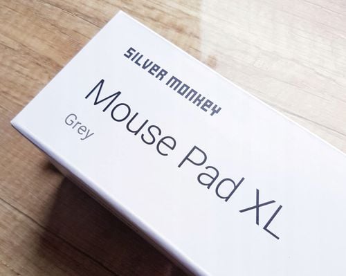 Podkładka pod mysz Silver Monkey XL szara na Arena.pl
