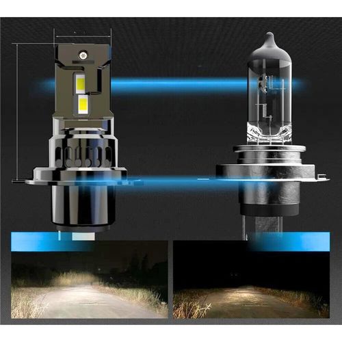 ŻARÓWKI H4 LED ŻARÓWKA MOCNE BIAŁE 12V 100W +1000% CANBUS 1:1 HOMOLOGACJA na Arena.pl