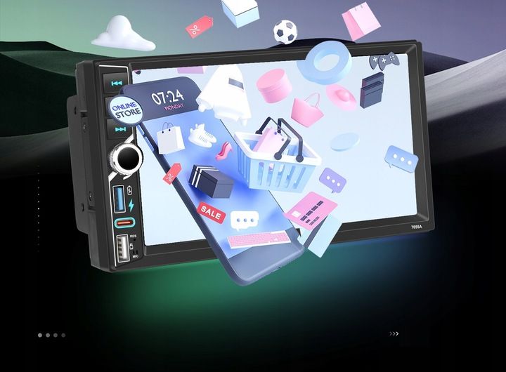 RADIO SAMOCHODOWE 2 DIN 4GB RAM ANDROID AUTO CARPLAY ANDROID 15 RDS zdjęcie 15